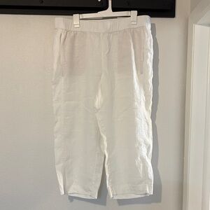 Women’s White Linen Pants
